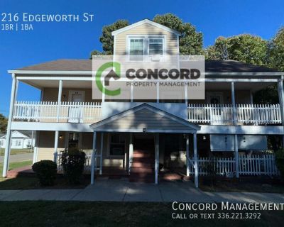 216 Edgeworth St. TO SCHEDULE A SELF SHOWING GO TO: 1 Bedroom 1 Bath - Renovated Spacious Apartment - Tons of light and charming front porch. Eat in kitchen with stove, fridge and stainless steel sink. New vinyl flooring in the kitchen and bathroom. Hardwood floors in the living area and bedrooms. Private off street parking. (Tenant is responsible for all utilities, heat and water are included ...