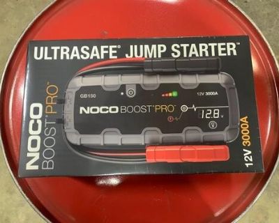 FOR SALE: NOCO GB 150 3000 amp 12 volt PORTABLE BATTERY BOOSTER