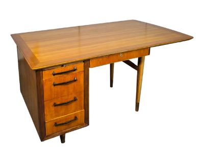 MCM Walnut Desk by Alma Desk Company 60s