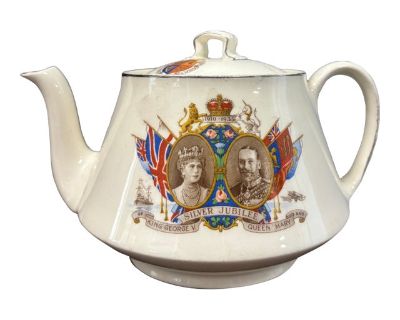 George and Mary Silver Jubilee Teapot