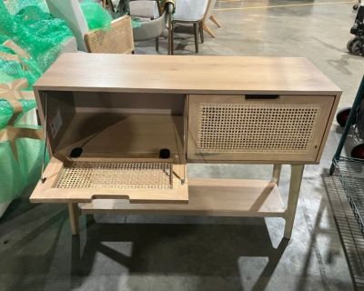 Tan Wooden Entryway Tables RTR# 4042754-03