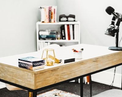 Office. Lots of natural light, furnished, monthly meeting room credits, access to shared office amenities (WiFi, printer/copier, coffee/tea, snacks, kitchenette, etc). 2nd-floor walk-up workspace. The price listed is furnished with 2 workstations. We believe in the unstoppable power of those who create, collaborate, and support one another. Find inspiration to pursue your passion or take your b...