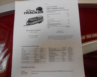 2025 Sun Tracker Party Barge 20 DLX