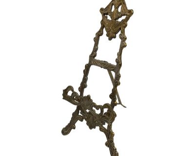 Vintage Brass Table Easel