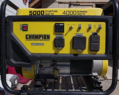 Champion 4000/5000 watt generator
