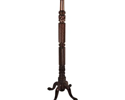 Antique Mahogany Tall Standing Plant Stand