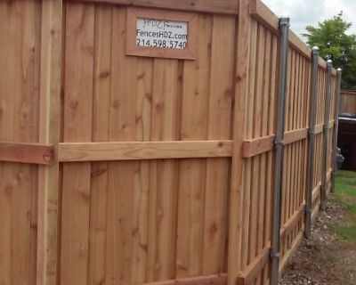 we are professionals in fences arbors decks, patio coverts, remodeling houses. kitchen. bathrooms. concrete, good prices free estimates, we are working all metroplex of dallas. tx. paint carpet, tile ceramic. backplash. drywall frame, sheetrock. handyman, quality services, contact us, wwww.hdzfences.com