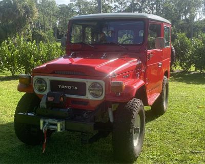 1979 Toyota Land Cruiser FJ40 Manual Transmission 4WD