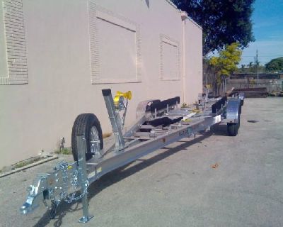 New Sea Tech Aluminum Boat Trailers from 15 to 45 feet.
