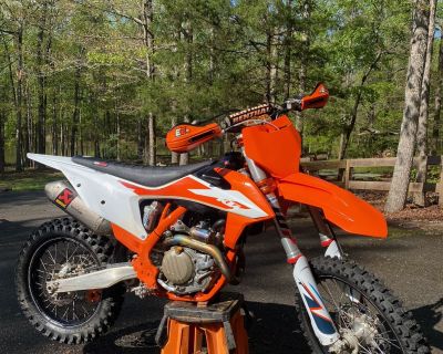 Condition: Used, Make: KTM, Model: 450 SX-F, Year: 2021, Color: Orange, Dealer: Cycle Specialty, Phone: 770-461-3541. POWER SUPREMACY The championship winning KTM 450 SX-F is a proven formula that is the industry benchmark. For 2021, this machine continues to deliver superior performance and easy handling. It features an extremely compact, single overhead camshaft cylinder head and together wit...