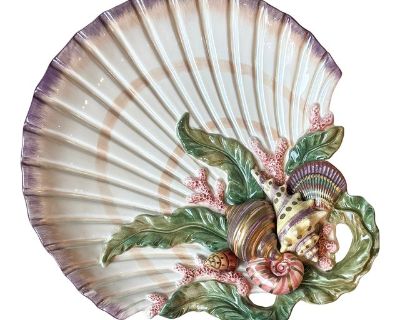 Vintage Clam Shell Platter/Dish by Fitz & Floyd