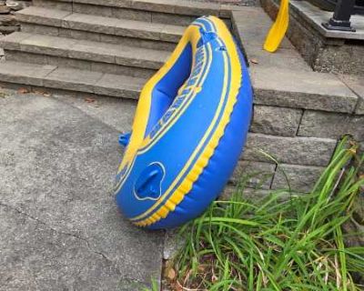 free "two person" inflatable boat