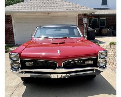 Odometer: 200. You re looking at a beautifully done ground up frame of restored 1967 GTO convertible. Yes it s the real deal 242. New professional paint job (Regimental Red). Frame also done. Rare special paint code 2 which means a non GM color. Unable to figure out original color so went with Reg Red. Even better in person. Professionally rebuilt 1967 Pontiac 400 engine with only 100 miles on ...