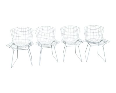 Mid Century Bertoia Side Chairs by Knoll- Set of 4