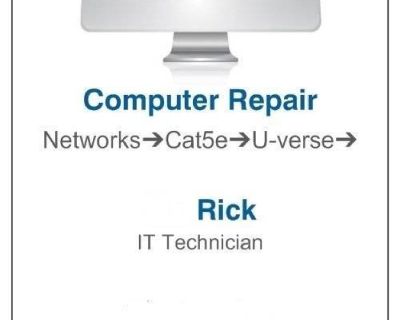 computer PHONE JACKS REPAIR  UVERSE installs SAMEDAY CAT5 PHONE SYSTEM MOVES