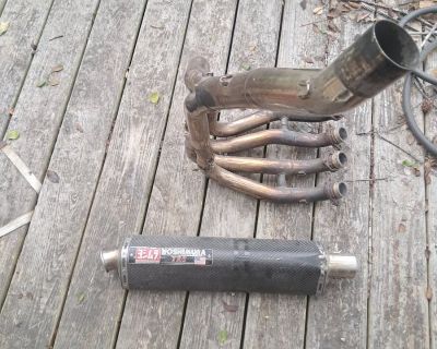 FS 03 Gsxr750 titanium full exhause