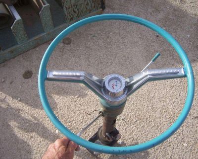 Vintage Rat Hot Rod Rat 61 1961 Buick Steering Wheel & Column Beautiful Vintage