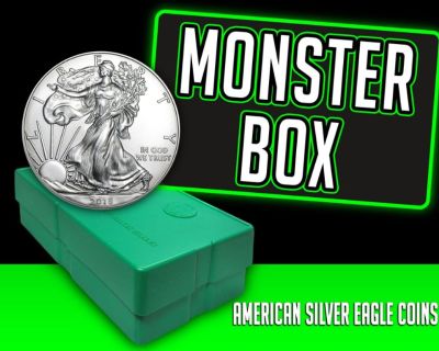 American Silver Eagle Monster Box of 500 Coins🦅