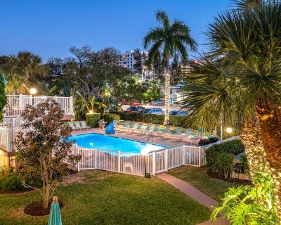 Avg / night: $158. Convenient studio steps from the beach and Intercoastal with pool, patio & WiFi | Located in Pompano Beach, FL | 4.8 Stars | 0 Bed, 1 Bath | No Pets. No pets. Max 2 guests. Nestled between the Intercoastal and the beautiful Atlantic Ocean - just 600 steps from the beach - this comfy and convenient studio features a queen-size Murphy bed and a spacious back patio, ideal for a ...