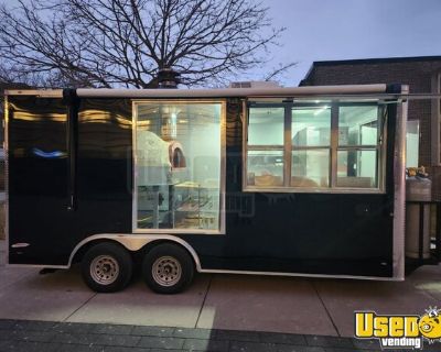 2022 8.5'. x 21' Wood Fired Pizza Trailer Concession Trailer