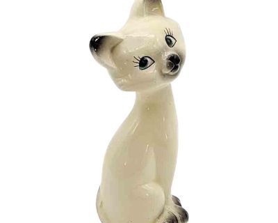 Small Mid Century Siamese Cat Figurine