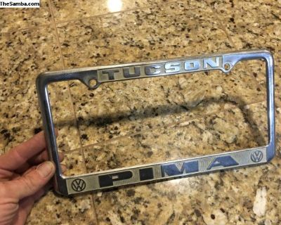 [WTB] Tucson Arizona Pima VW license plate frame