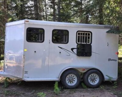 2012 Circle J Bronco 3 Horse Slant Trailer