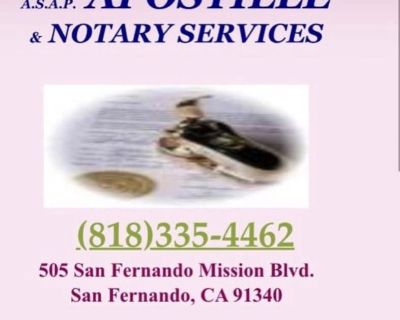 M DIAZ  NOTARY PUBLIC SERVICE Los Angeles county