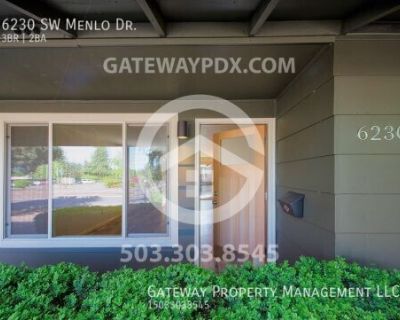 6230 SW Menlo Dr.. Newly renovated single level 3 bed, 2 bath duplex unit available in Beaverton! Property features single car attached garage, washer and dryer hook ups, primary bedroom, fenced backyard and much more! Year lease. Water/Sewer service included! Tenants responsible for Garbage, and electricity services Cats not preferred. Small dogs are ok with additional rent and deposits listed...