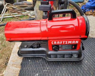 LIKE NEW CRAFTSMAN 80000 -BTU Craftsman Forced Air Kerosene Multi-fuel SHOP GARAGE Heater