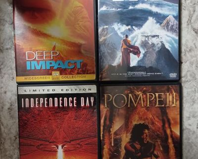 Independence Day, Pompeii, $2 or less DVD Movies