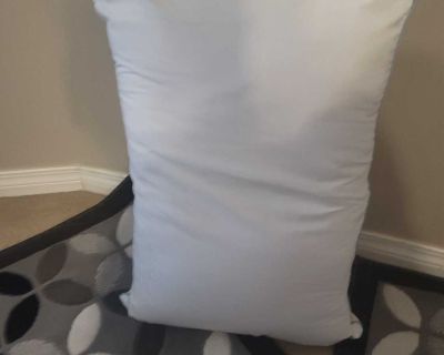 White standard pillow