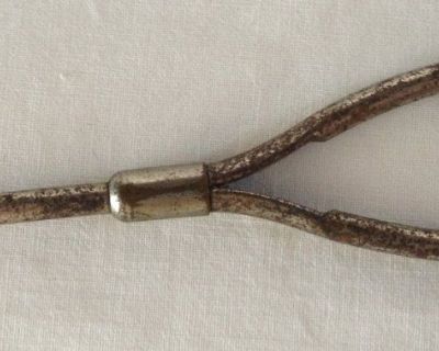 Antique Vintage Metal Flat Head Screw Driver w/ Loop Handle 4 1/2" Long