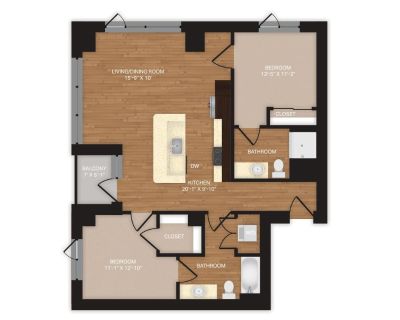 Short term lease - 2br, 2ba, $2515 / month (Union Station Denver)
