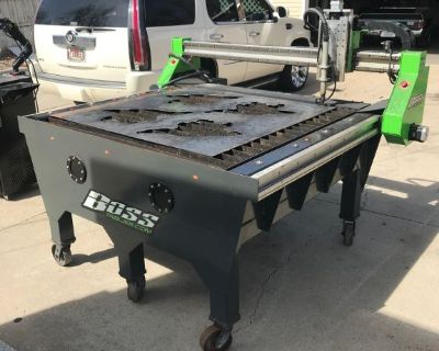 2020 Boss Tables WHC-4, 4x4 Plasma Table  RTR# 3021277-01