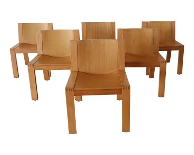 1960s Dutch Design Pastoe Dining Chairs Se15 by Mazairac and Boonzaaijer (6) - Set of 6