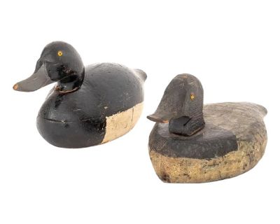 American Painted & Carved Wood Duck Decoys, 2
