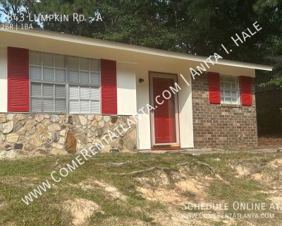 2843 Lumpkin Rd. ****We have an approved application PLEASE EMAIL YOUR NAME, Number, and Property Address to 2843 Lumpkin #A to info@anitahale.com to be added to the waitlist. property address is important Are you searching for your next place to live? It s time to END YOUR SEARCH NOW. Cozy 2 bed/1 bath is FINALLY available for immediate occupancy. This home has been recently renovated to inclu...