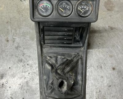 1981-92 MK1 Cabby/Jetta Center Console W/Gauges