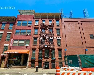 345 West 53rd Street. Available Immediately | Midtown West This beautifully sunlit one-bedroom apartment is located in the heart of Midtown West. Thoughtfully designed, it features hardwood floors, high ceilings and charming exposed brick throughout. The open kitchen is outfitted with stainless steel appliances and flows into a cozy living area ideal for relaxing or entertaining. Additional hig...