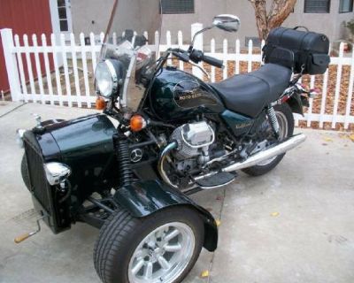 Moto guzzi trike vandalized