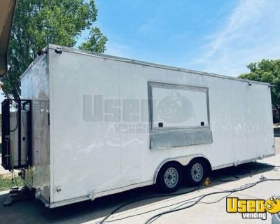 2018 Wow Cargo 8.5' x 24' Commercial Mobile Kitchen Food Vending Trailer