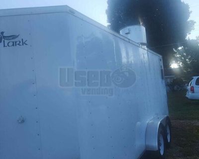 2016 - Lark 7' x 16' Street Food Concession Trailer with Spacious Interior