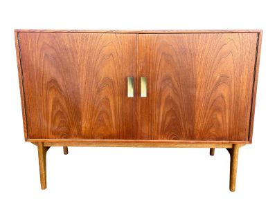 1950s Vintage Danish Modern Teak Buffet Cabinet