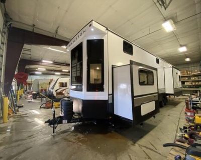 2024 Crossroads Hampton 375DBL 3 Slides, Loft Bunk! Now $69,900 or $667/Month!