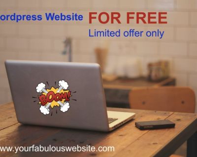 Free Wordpress Website LIMITED OFFER ONLY