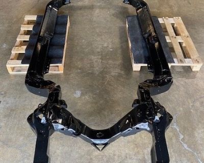 1966 Chevelle Convertible frame - blasted and powder coated - Fits 1964-1966 Chevelle 2/4 door (not El Camino/Wagon)