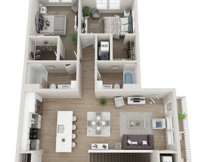 Unfurnished Room for Rent - 2 Bedroom, 2 Bathroom Room at The Locklyn