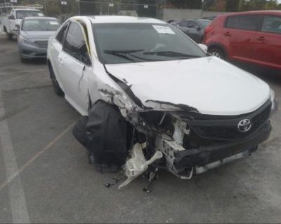 Salvage White 2012 Toyota Camry