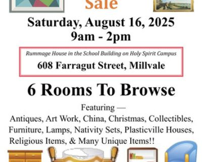 St. Matthew Parish August Treasure and Furniture Sale - 608 Farragut St